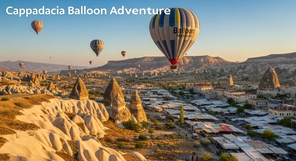 Voo de balão de ar quente na Capadócia
