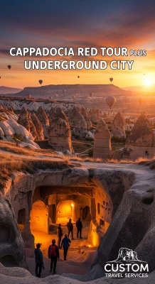 卡帕多西亚红色之旅加地下城