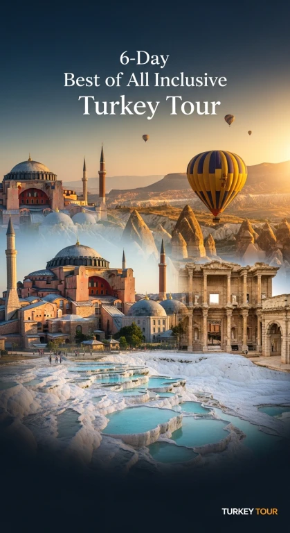 6-Day Best of Turkey Tour: Istanbul, Cappadocia, Ephesus & Pamukkale