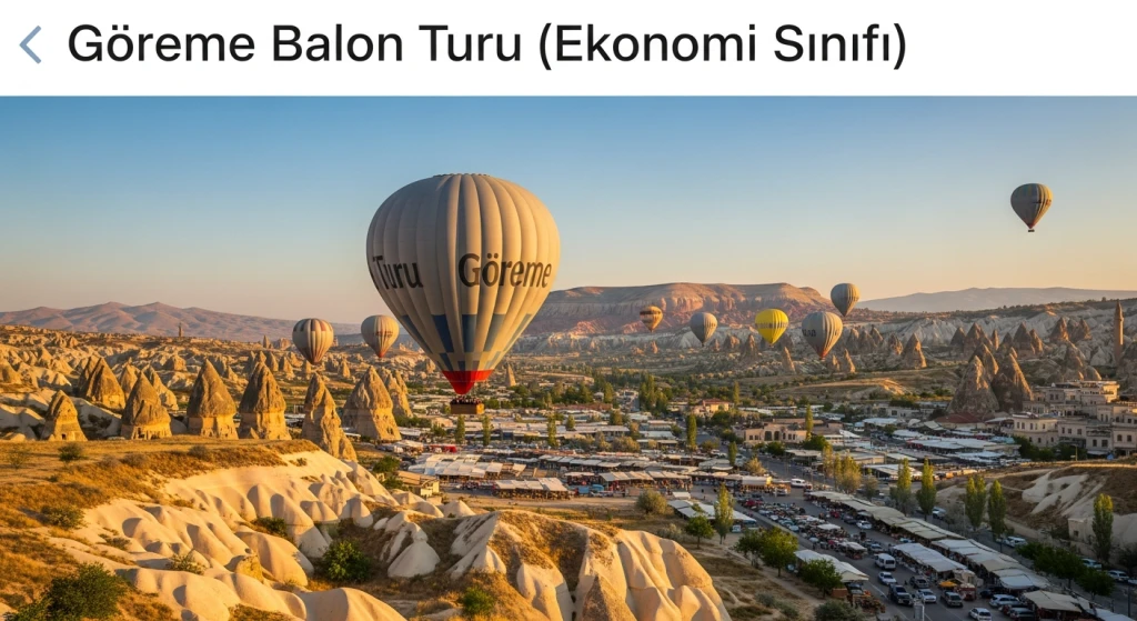 Excursão de Balão de Göreme (Economia Grau)