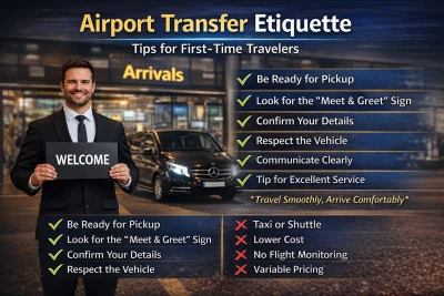 Flughafentransfer-Etikette: Tipps für Erstreisende