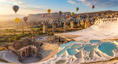 이스탄불에서의 5일 카파도키아, 에페소스 및 파묵칼레 투어