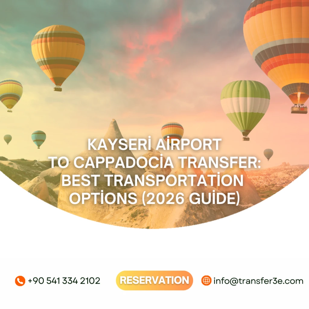 Transfer sa aerodroma Kayseri do Kappadokije