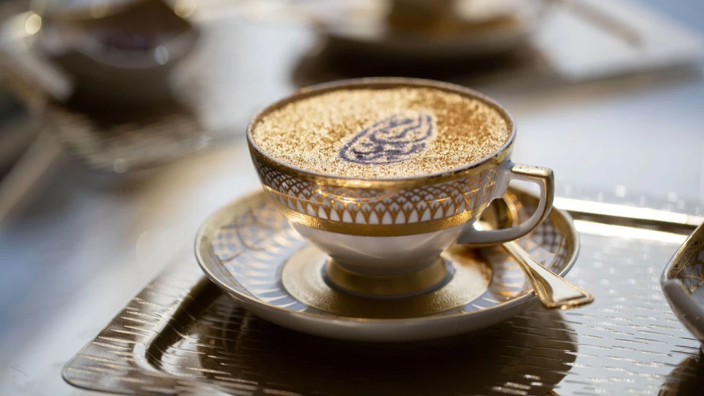 Burj Al Arab Hotel Tour met Gouden Cappuccino in het UMA Restaurant