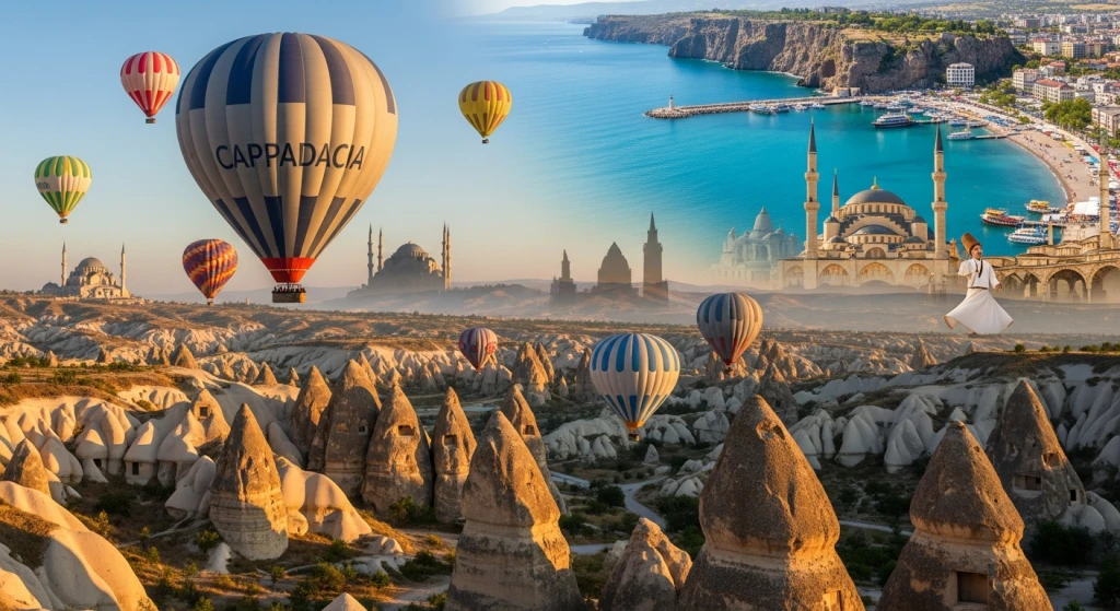 8-Day Turkey Tour Package: Istanbul, Cappadocia, Konya & Antalya
