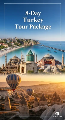 8-Day Turkey Tour Package: Istanbul, Cappadocia, Konya & Antalya