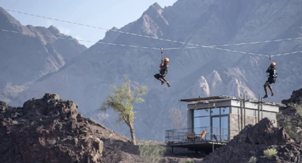 Хатта Уади – Двойной зиплайн