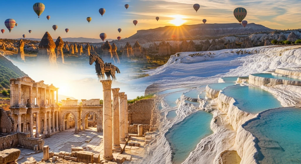 8 Day Turkey Tour from Istanbul: Gallipoli, Troy, Pergamum, Pamukkale, Ephesus & Cappadocia