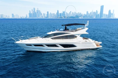 إيجار يخت فاخر في دبي 65 قدم - 22 ضيف