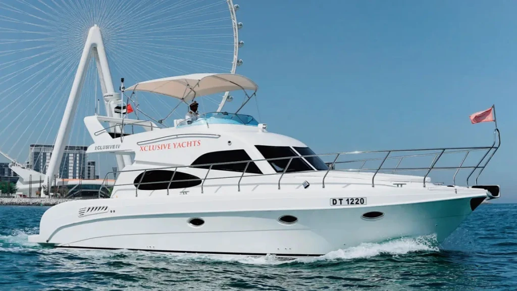 Location de yacht de luxe à Dubaï 48 pieds – 12 invités