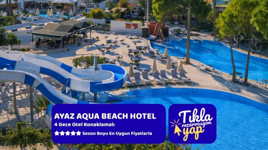 Ayaz Aqua Beach Hotel Bodrum 4 Gece Konaklamalı