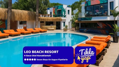 Ladonia Leo Beach Resort Hotel 4 Gece Konaklamalı