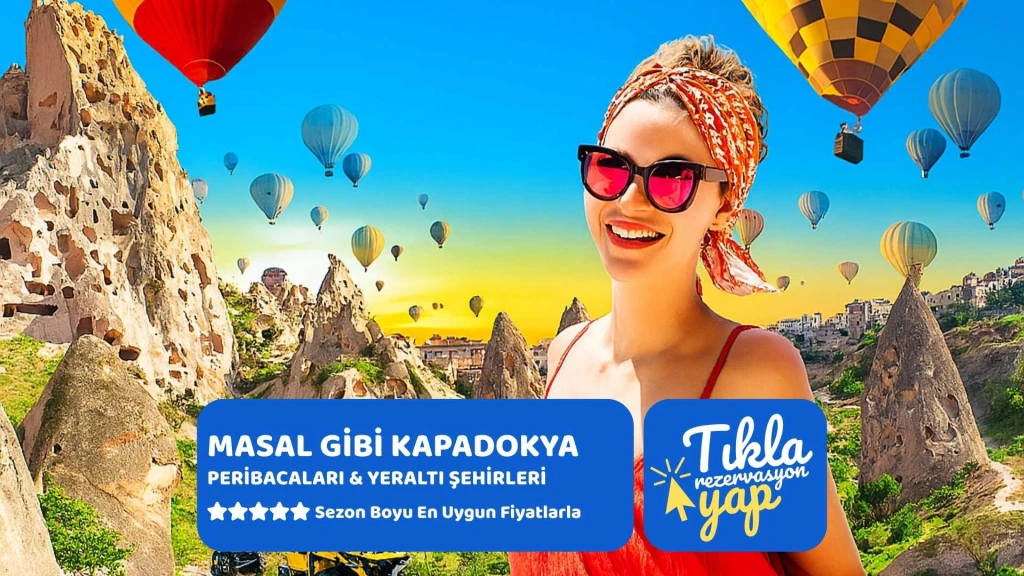 Ramazan Bayramı Özel Kapadokya Turu 1 Gece Otel Konaklamalı