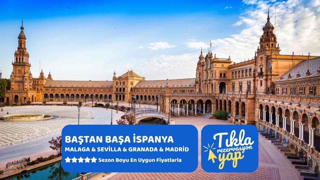 Baştan Başa İspanya Turu THY İle Kurban Bayramı Özel 7 Gece 8 Gün 2026
