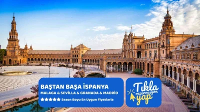 Baştan Başa İspanya Turu THY İle Kurban Bayramı Özel 7 Gece 8 Gün 2026