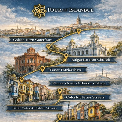 Tour di Balat e Fener a Istanbul | Esperienza Cinematica Artistica Insider