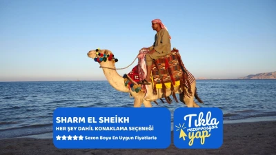 Sharm El Sheikh Turu Kurban Bayramı Özel Türk Havayolları ile 4 Gece Transfer Saatine Kadar Otel Kul...