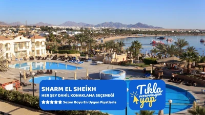Promosyon Sharm El Sheikh Turu Ajet ile 3 Gece Transfer Saatine Kadar Otel Kullanımlı