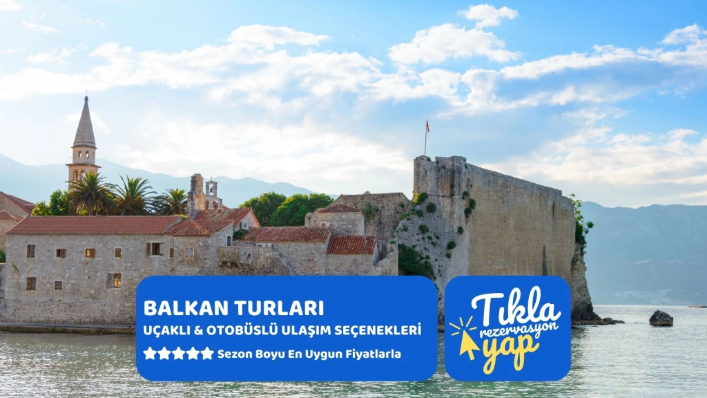 Adriyatik Kıyıları Budva Turu THY ile Kurban Bayramı Özel 4 Gece 5 Gün TGD-TIV