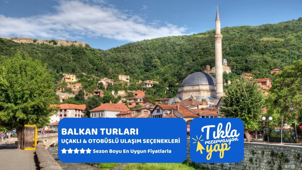 Kosovalı Baştanbaşa Balkanlar Kurban Bayramı Özel THY ile Ekstra Turlar, Akşam Yemekleri Dahil PRN-BEG