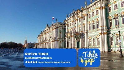 Rusya Turu 6 Gece Ekstra Turlar Dahil Kurban Bayramı Özel VKO-LED