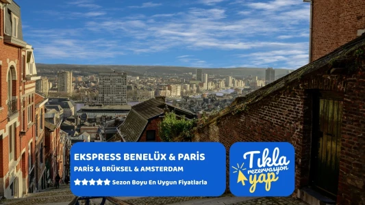EKSPRESS BENELUX & PARIS 2026 KIS (ORY-AMS) PARİS (2) & BRÜKSEL (1) & AMSTERDAM (2)