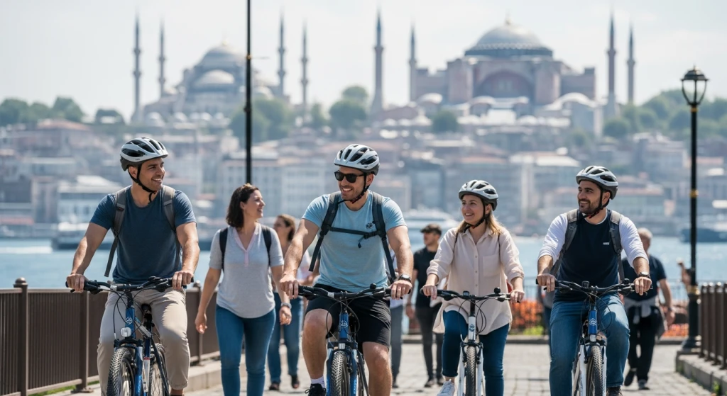 Tour a pie y en bicicleta por los puntos destacados de Estambul