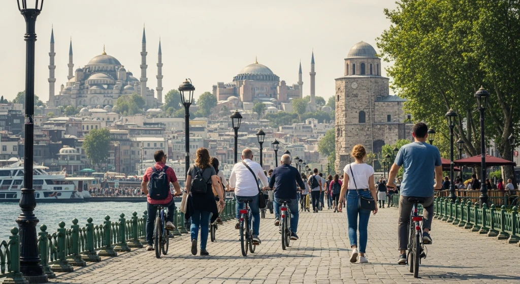 Tour a pie y en bicicleta por los puntos destacados de Estambul