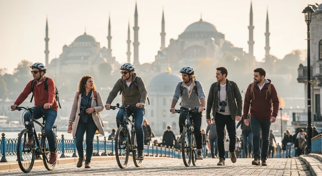 Tour a pie y en bicicleta por los puntos destacados de Estambul