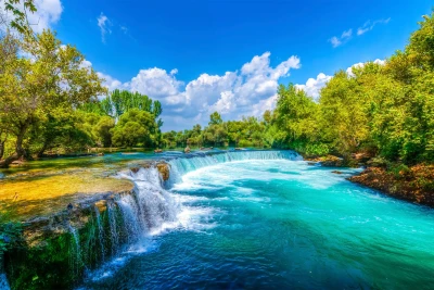 Side: Manavgat River Cruise, Waterfall, and Bazaar Boat Tour