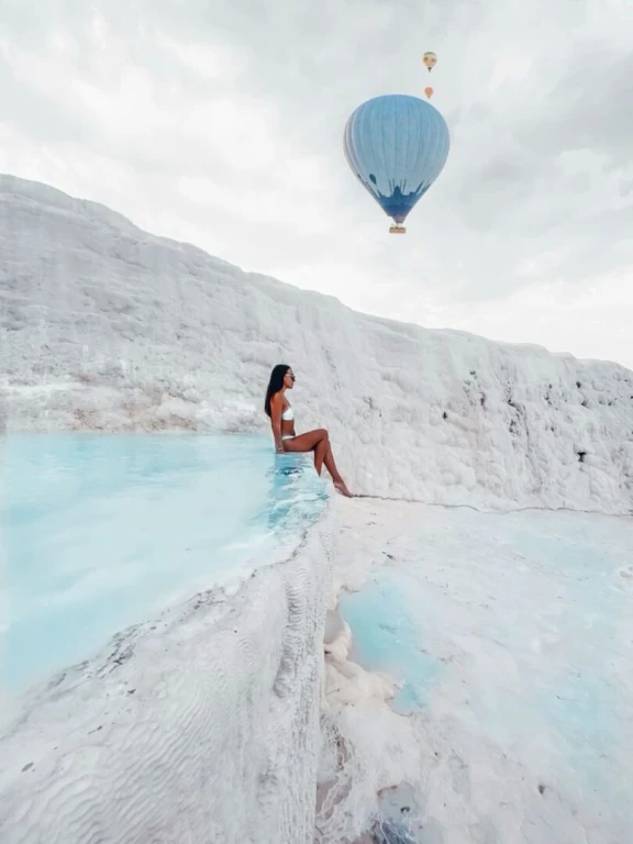 Excursion d'une journée à Pamukkale et Hiérapolis avec option en montgolfière