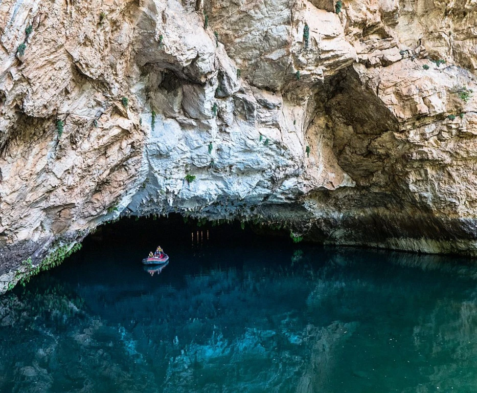 Side: Button Houses & Underground Lake Experience