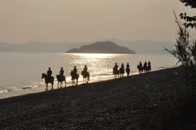 Fethiye Denizde At Turu