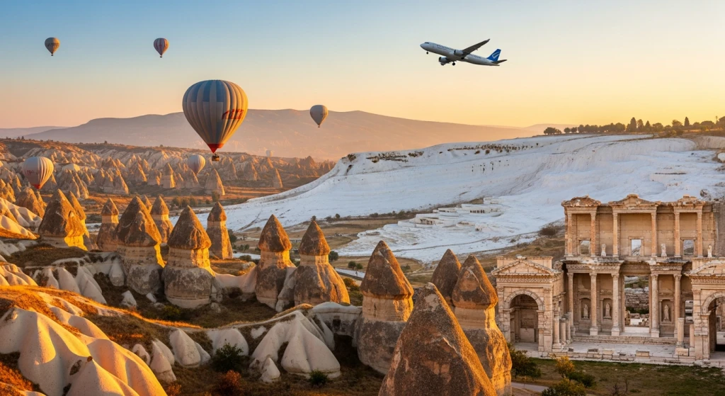 هفت روز کاپادوکیا، پاموکاله، افسس با پرواز