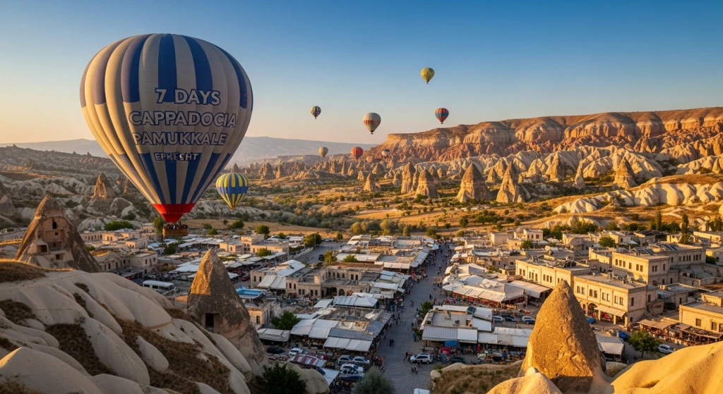 هفت روز کاپادوکیا، پاموکاله، افسس با پرواز