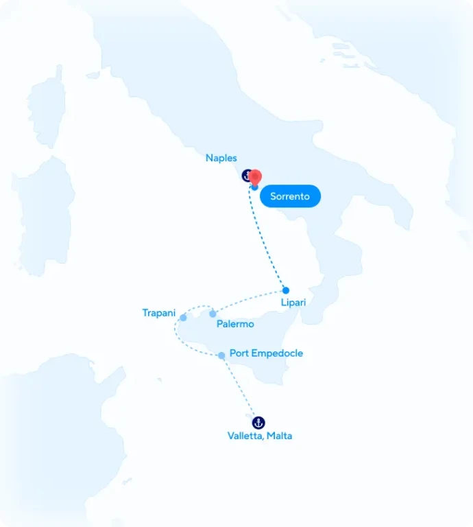 Italy & Malta Cruise - 8 Days from Valletta to Naples