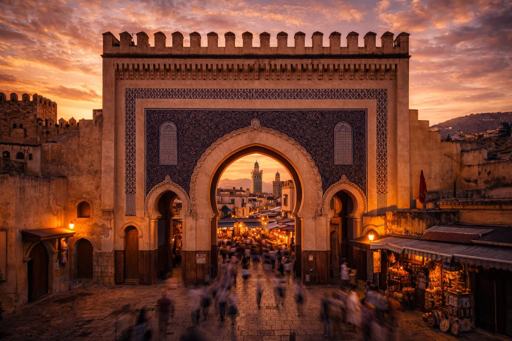 Bab Bou Jeloud: Fes’in Tarihi Mavi Kapısı ve 2026 Gezi Rehberi