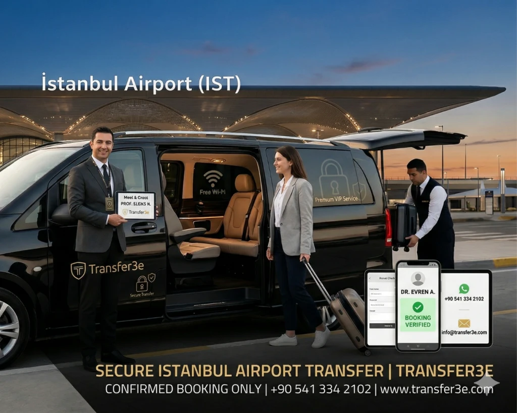 Transfer na aerodrom u Istanbulu: Sigurna i laka rezervacija sa Transfer3e
