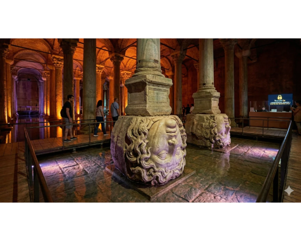 Le cisterne sotterranee di Istanbul e le leggende