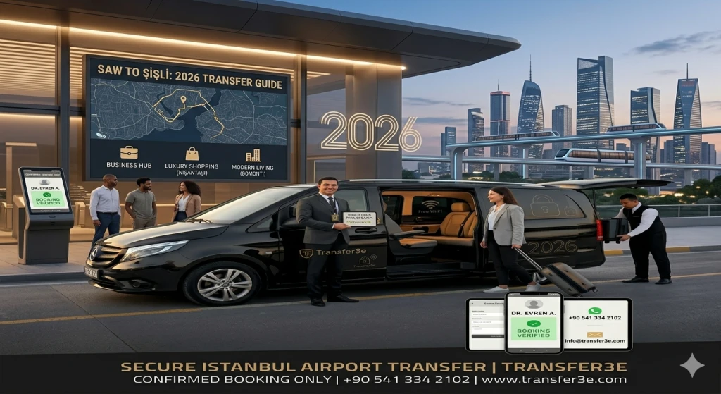 Sabiha Gökçen (SAW) do Şişli: 2026. Vodič za transfere u poslovne i slobodne svrhe