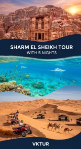 Sharm El Sheikh Turu AJET  İle 5 Gece JAZ Mirabel Resort konaklama 3 Haziran ve 10 Haziran çıkışlı