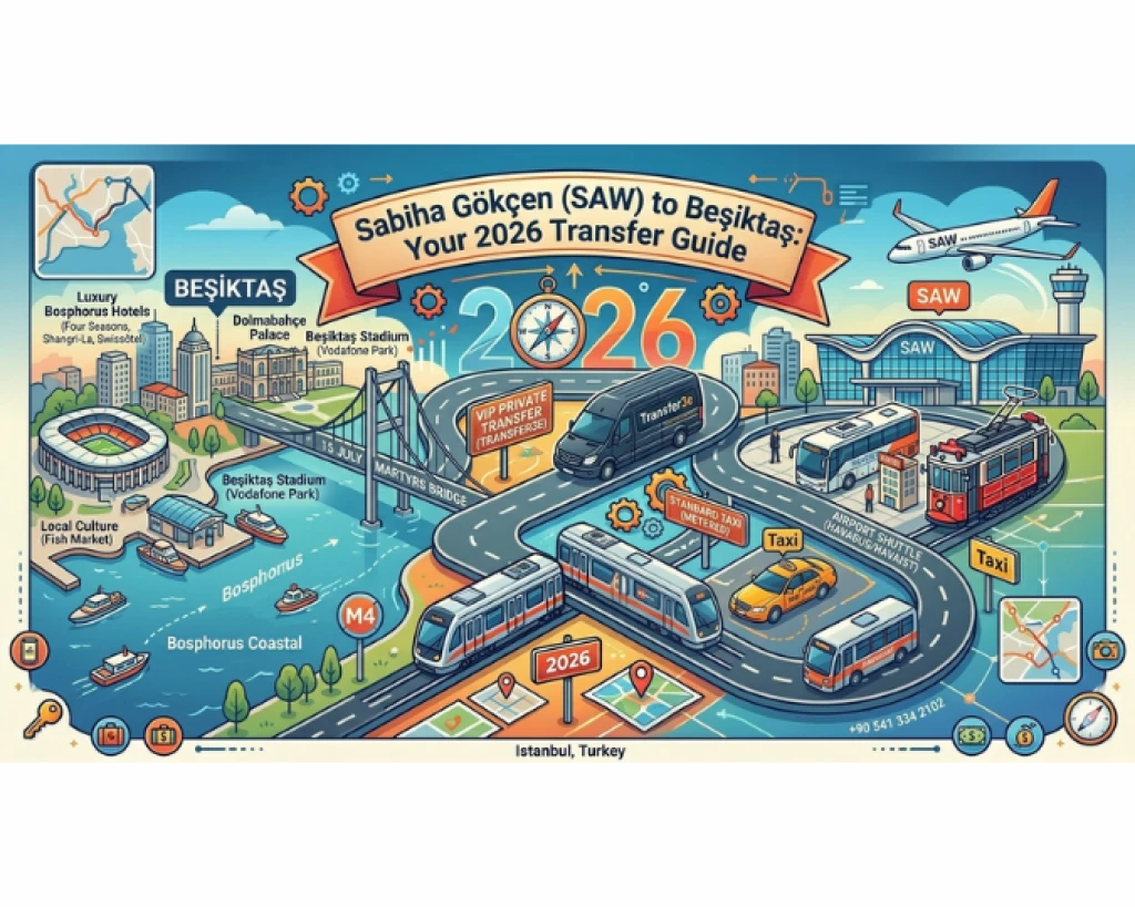 سابحة غوكجن (SAW) إلى بشكتاش: دليل النقل الخاص بك لعام 2026