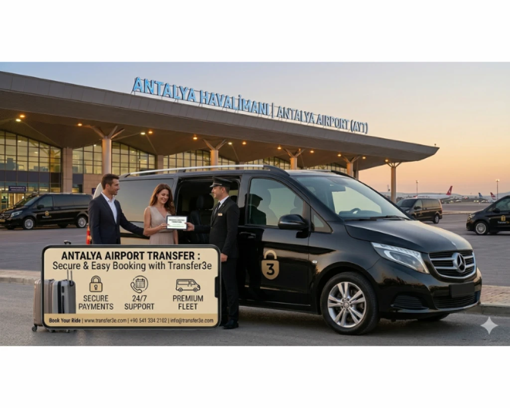 ANTALYA FLUGHAFEN TRANSFER: Sichere & einfache Buchung mit Transfer3e