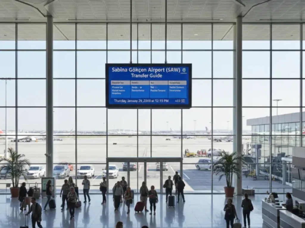 Sabiha Gökçen Havalimanı (SAW) Transfer Rehberi – Tüm Seçenekler