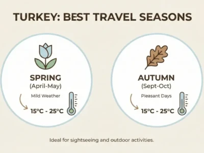 Türkiye’ye Seyahat İçin En İyi Zaman: Her Bölge İçin Mevsimsel Rehber