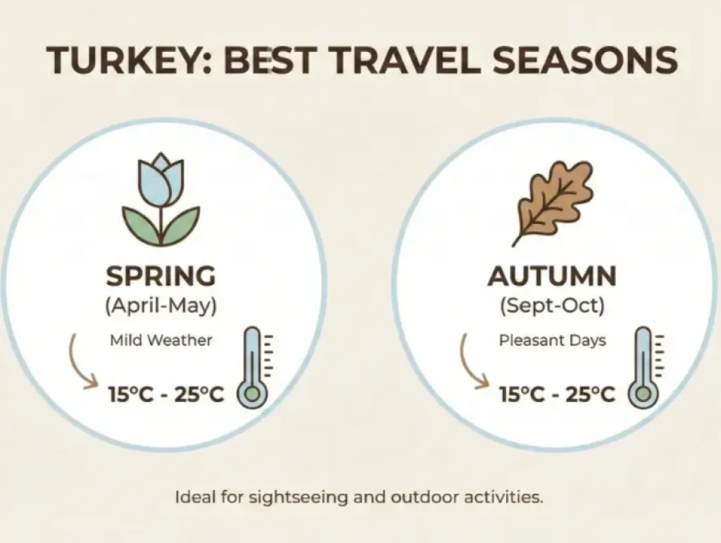 Türkiye’ye Seyahat İçin En İyi Zaman: Her Bölge İçin Mevsimsel Rehber