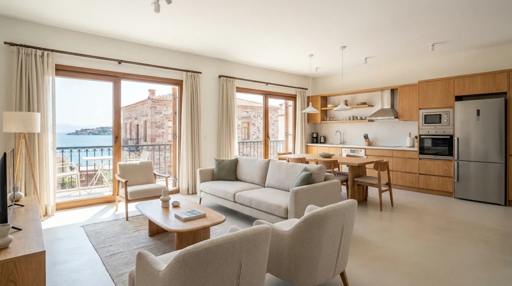 Ayvalık Merkezde Havuzlu Villa