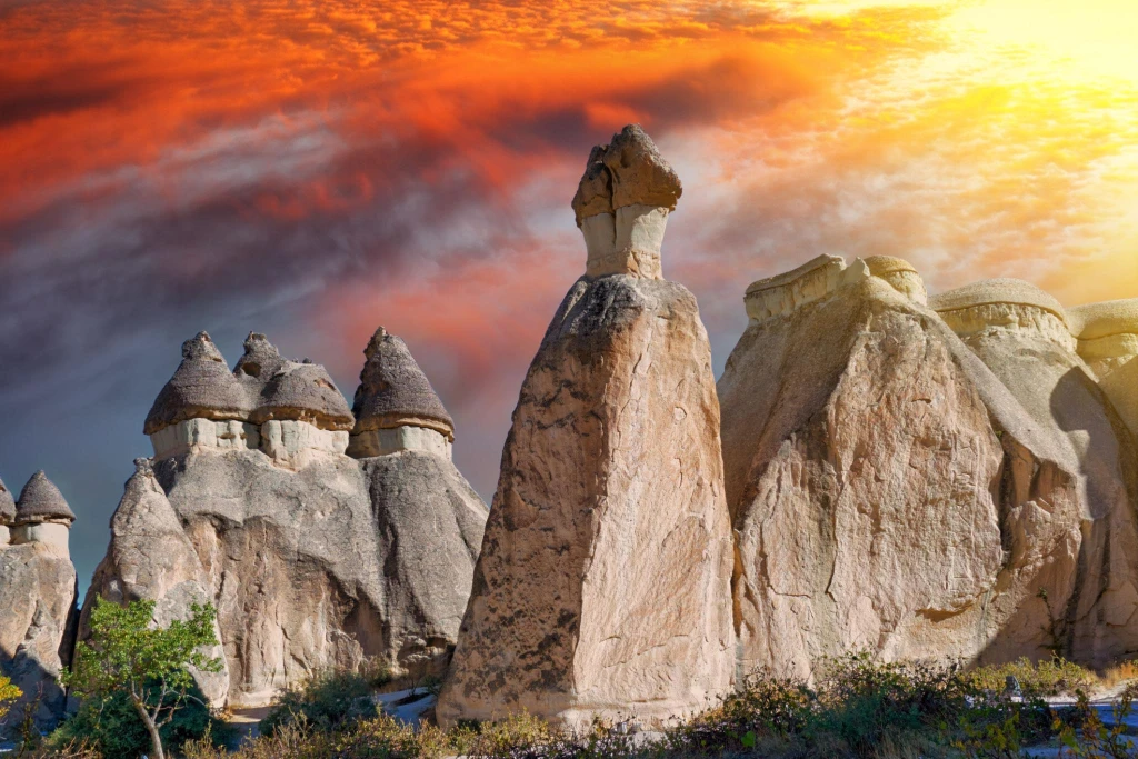 2 Days 1 Night Cappadocia Blue Tour from Istanbul by Flight with optional Balloon Ride