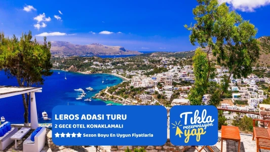 Prime Leros Turu 2 Gece 3 Gün | Kapı Vizesi İmkanı