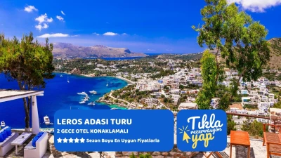 Prime Leros Turu 2 Gece 3 Gün | Kapı Vizesi İmkanı
